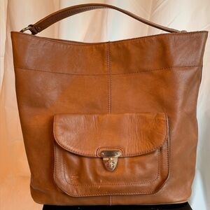 Banana Republic Leather Hobo Tote